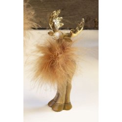 Rensdyr med guldgevir